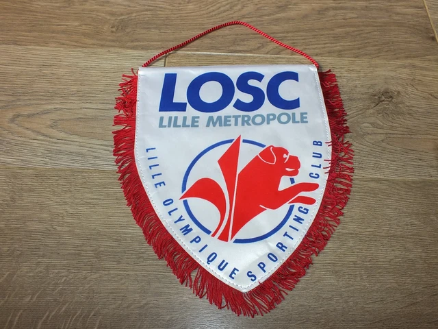 Fanion LOSC Lille - Édition 80 Ans - Wimpel Pennant - Club Français