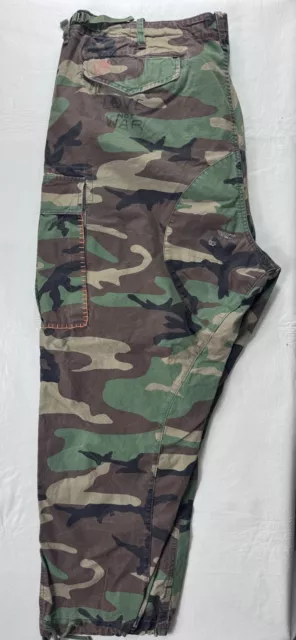 50/30 Polo Ralph Lauren Military Fatigue Distressed Cargo Camo Pants Mens 3