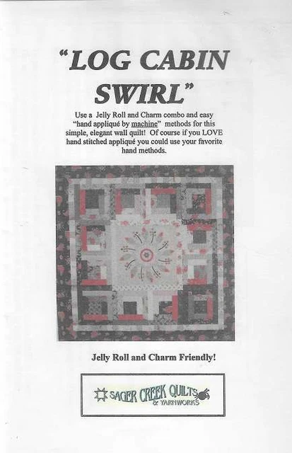 Edredones Log Cabin Swirl de Sager Creek nuevos en paquete