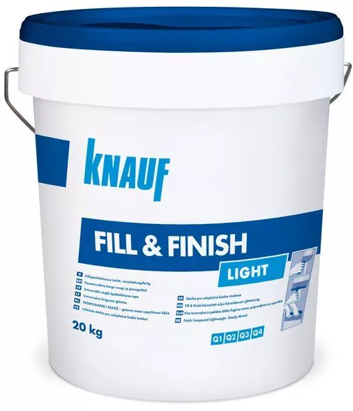 (2,20€/1kg) Knauf Fill & Finish Light 20 kg Füllspachtel Feinspachtelmasse