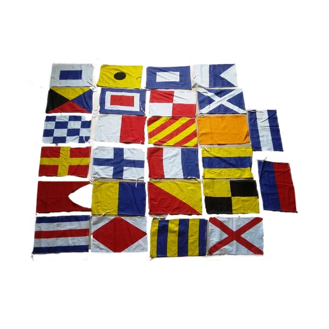 Bandera de señal náutica bendición de latón - 100% algodón - marítima/marina/barco/yate...