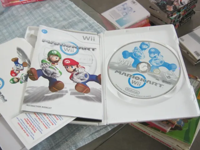 Nintendo Wii Mario Cart Avec Volant Vf Ttbe 2