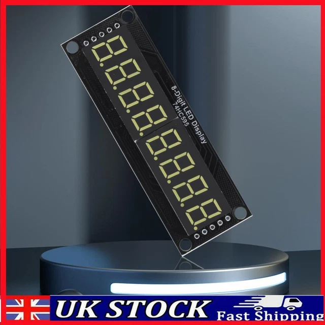 Modem Ti Display LED A 7 Segmenti TM1637 / 74HC595 - 6 O 8 Cifre - Foto 4