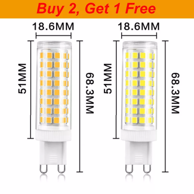 G9 10W LED Capsule Light Bulb Replace Halogen Light Bulbs Lamp AC220-240V UK