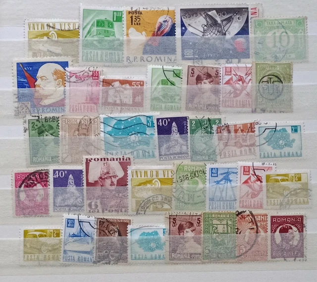 Briefmarken Rumanien Gestempelt Lot
