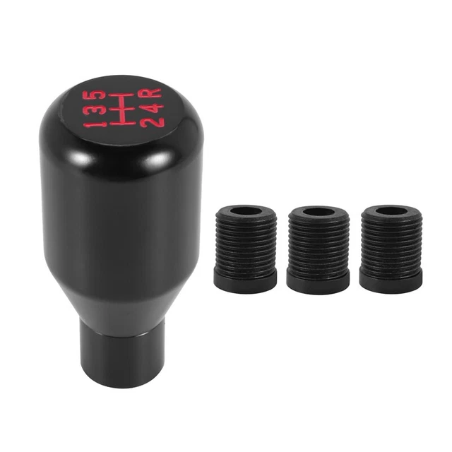 Manopola per Leva Universale Manuale 5 Velocità MT Auto-Nero W3W8