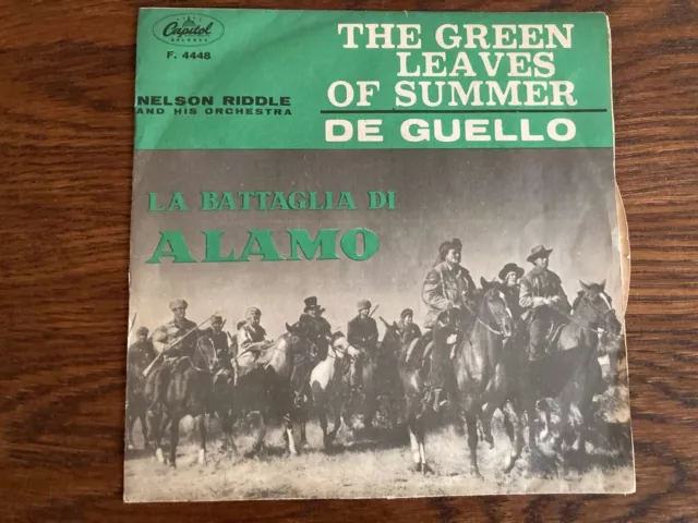 Nelson Riddle And His Orchestra – The Green Leaves Of Summer / De Guello