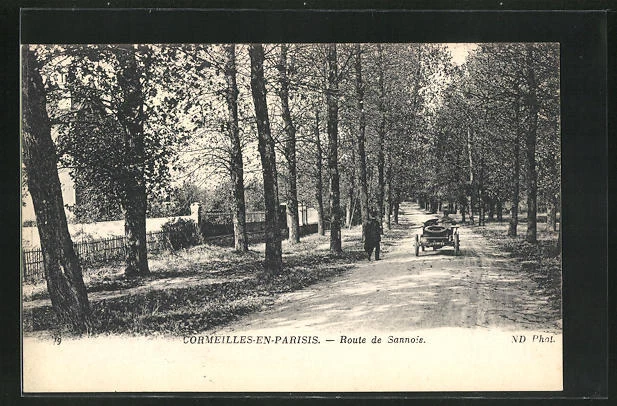 CPA Cormeilles-en-Parisis, Route de Sannois