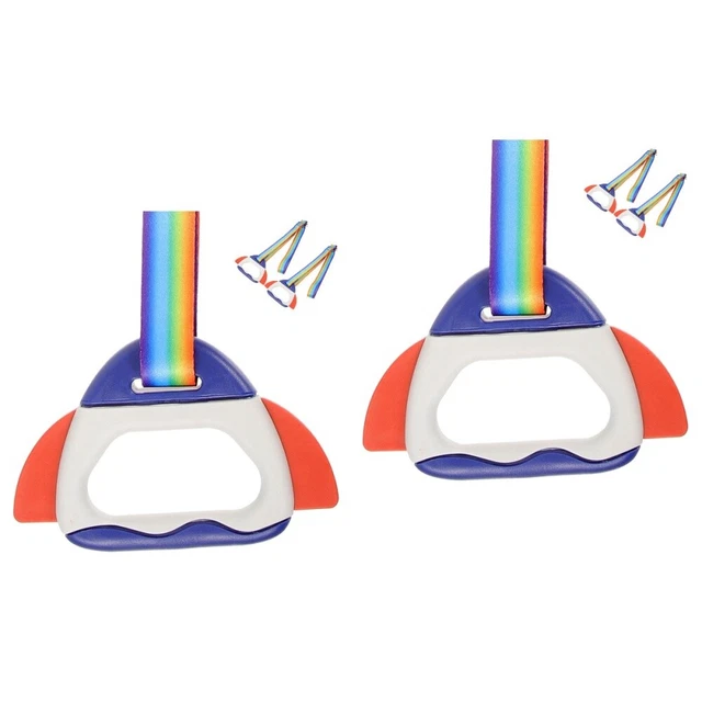 2 pares de anillos ajustables para cuna de bebé de gimnasia para el hogar de bebés