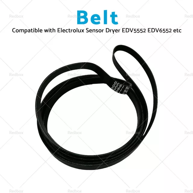 Suitable for Electrolux Sensor EDV5552 EDV6552 EDV5051 EDV6051 Dryer Drum Belt