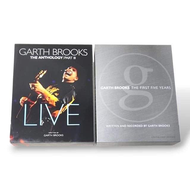 Garth Brooks 1st Ltd Edition The Anthology Parts 1 & Part 3 Live CD Box Sets