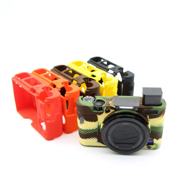 Silicone Camera Protector Case Body Cover Bag Skin For Sony RX100 III IV V Ⅵ Ⅶ