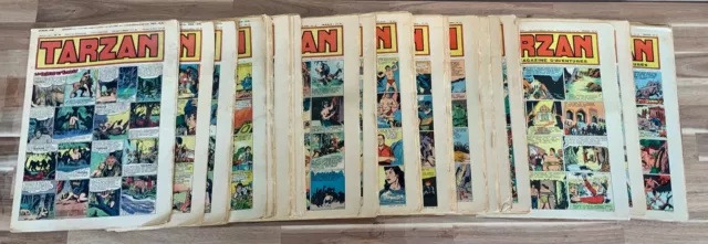 Tarzan LOT 168 n° du n°80 à 247 -1948 à 1951. Manque n°96. Editions Mondiales