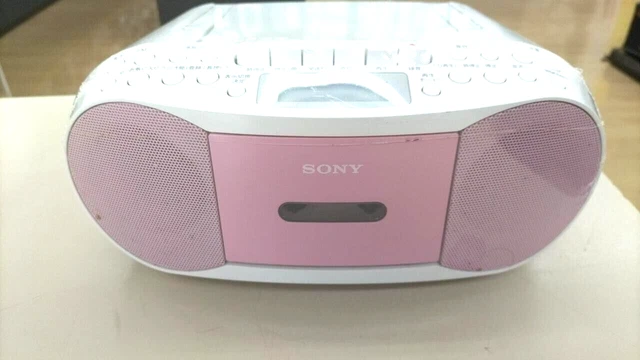 SONY CFD-S70 PINK CD Boombox with FM/AM Radio & Recorder Main unit only ...