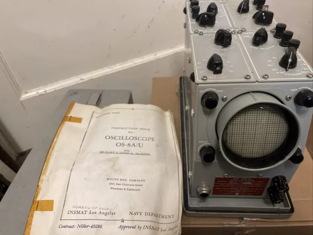 Vintage US Navy Department Oscilloscope