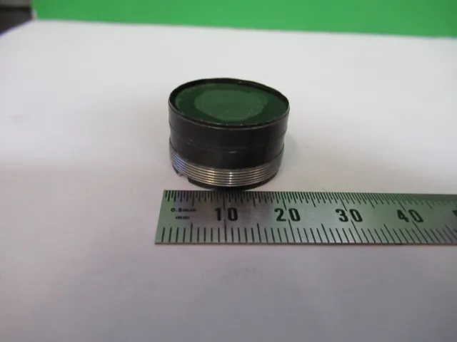 RETICLE MICROMETER for OCULAR MICROSCOPE OPTICS AS PICTURED &ab-a-02