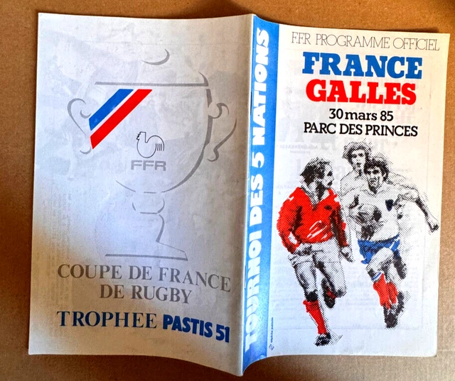Programme De Rugby France – Galles 1979 – Tournoi Des Cinq Nations – Bon état
