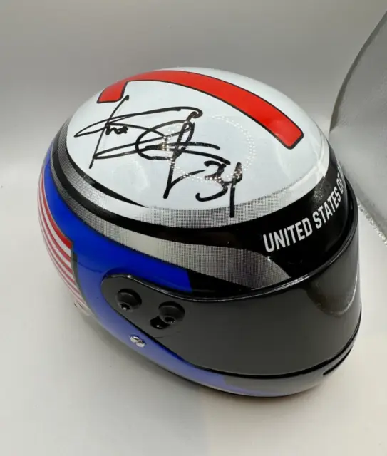 Kevin Schwantz (USA) signed USA Moto GP official 1/2 Scale Helmet -signed on top 3