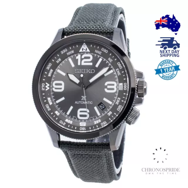 SEIKO PROSPEX LAND Automatic SRPC33 Green Nylon Men s Watch 270.00 PicClick