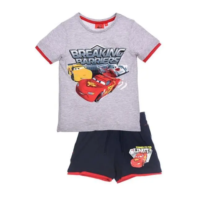 Boys Disney Cars Lightning McQueen 2 Piece Set T-shirt and Shorts