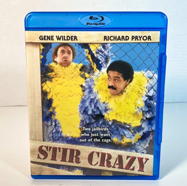 Stir Crazy (Blu-ray)1980 Richard Pryor Gene Wilder Comedy Classic Sidney Poitier