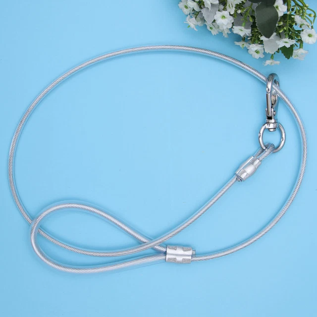 Vajilla de lino Pet Wrapped Steel Wire correa antimordeduras cuerda de tracción