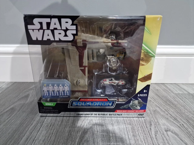 Star Wars Micro Galaxy Squadron Clone LAAT Grand Army Of Republic Crumb Bomber