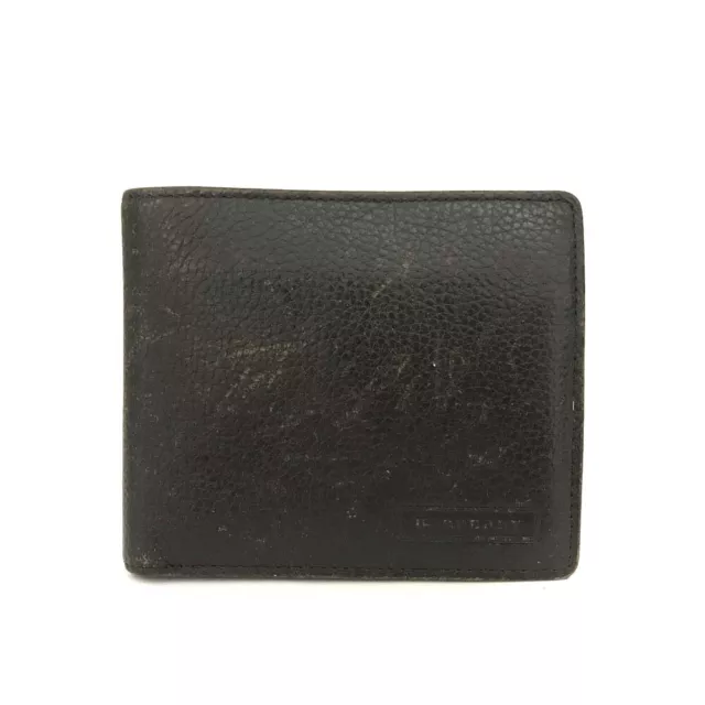 BURBERRY Brown Leather Bifold Wallet/2X0662