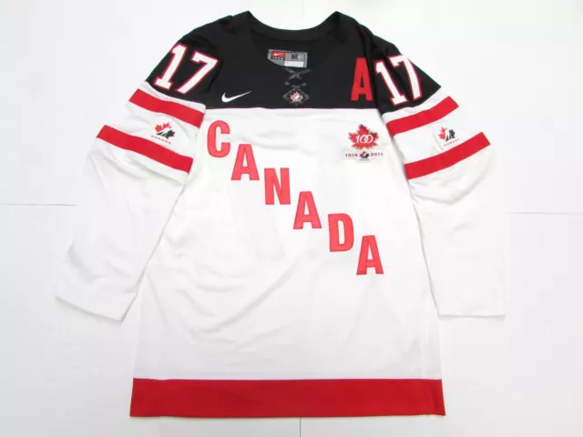 Connor McDavid #17 Team Canada Hockey Jerseys Custom Names White