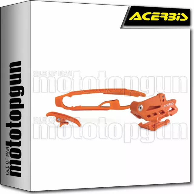 Acerbis 0016856 Kit Chain Sliders Orange Ktm Sx-F 450 2011 11 2012 12 2013 13