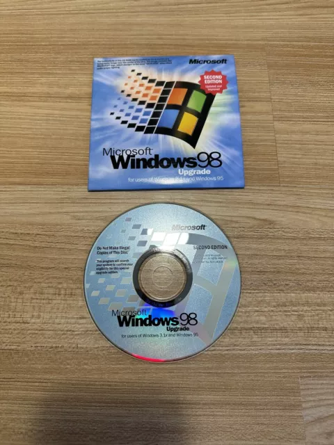 Windows 98 Second Edition Upgrade Disc