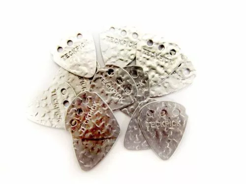 Dunlop Guitar Picks techpick (Tech Pick)aluminium métal texturé.12(pcs).médiator