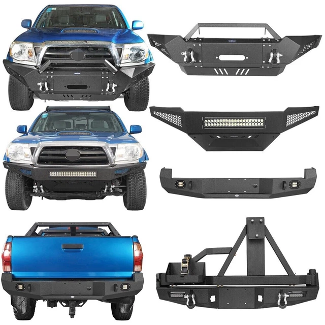 HEAVY DUTY FRONT Rear W/Led Lights, Tire Carrier For Toyota 2005