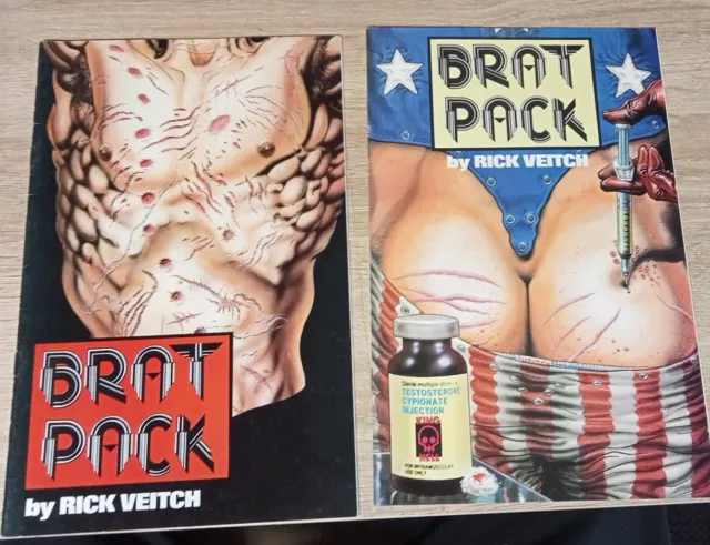 Lot De 2 Comics BRAT PACK BY RICK VEITCH en Anglais