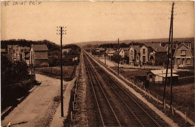 CPA  Vue prise de la passerelle d'Ermont et Gros Noyer-St-Prix (S.-et-O.(290633)