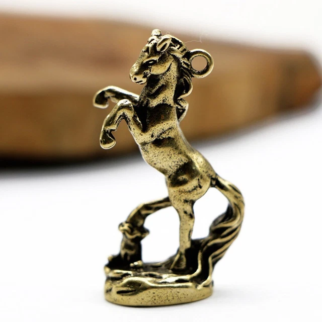 Ornaments Clear Texture Finely Crafted Horse Sculpture Antique Craftsmanship
