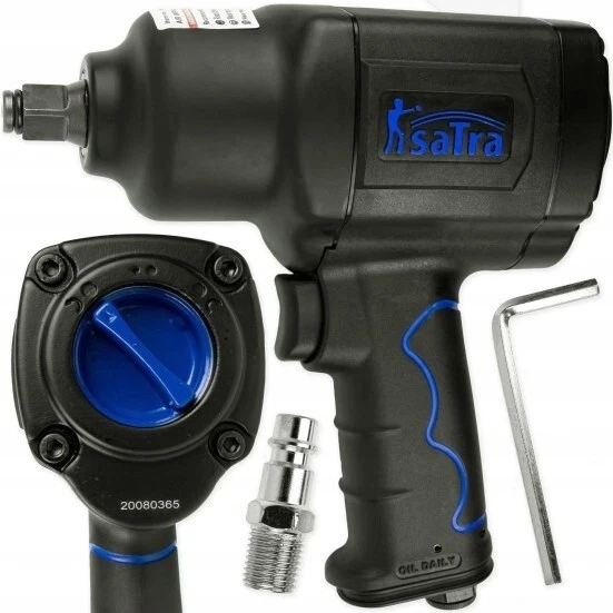 Clé à Chocs Pneumatique Stark 1/2" - 4000 RPM, 180 PSI, Neuve Avec Coffret Et Douilles