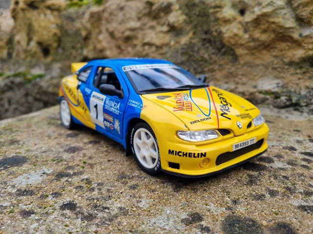 Anson 1/18 Renault Maxi Megane WRC #1 Climent Munoz - Bleu/jaune - Collection