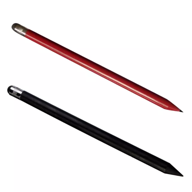 2x Universal Stylus Pen Eingabestifte für Tablet iPhone Samsung Schwarz+Rot