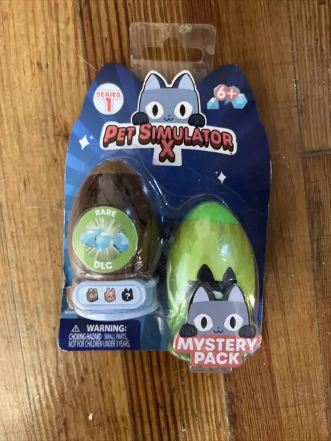 Pet Simulator X Series 2 Big Games 2 Pack Mystery Eggs w/ Rare DLC Code (4  Eggs)