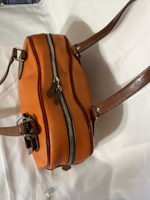 Prada Bauletto Bag Saffiano Leather Mini Orange 1010021