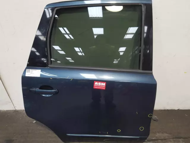 Nissan Note Door Rear Drivers Side Offside Rh 2013 5 Door Blue Raq