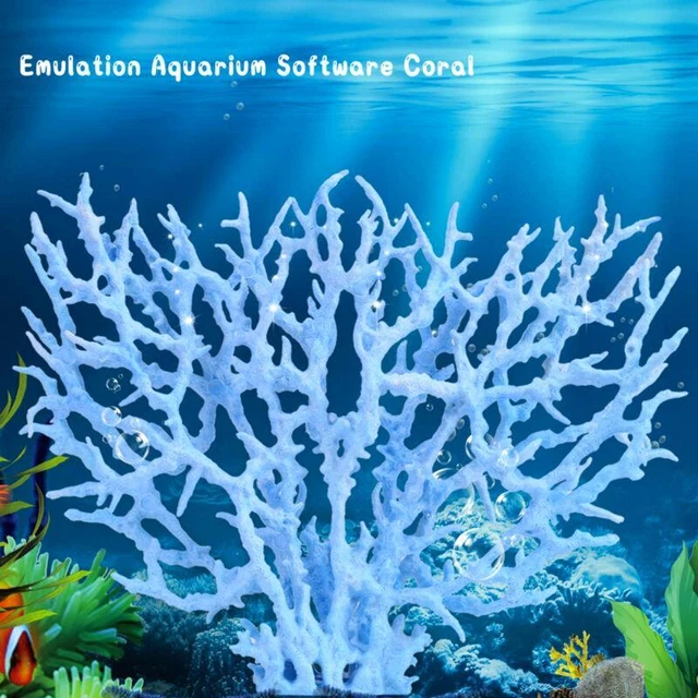 Decorazione viva con piante di corallo artificiale per acquario subacqueo