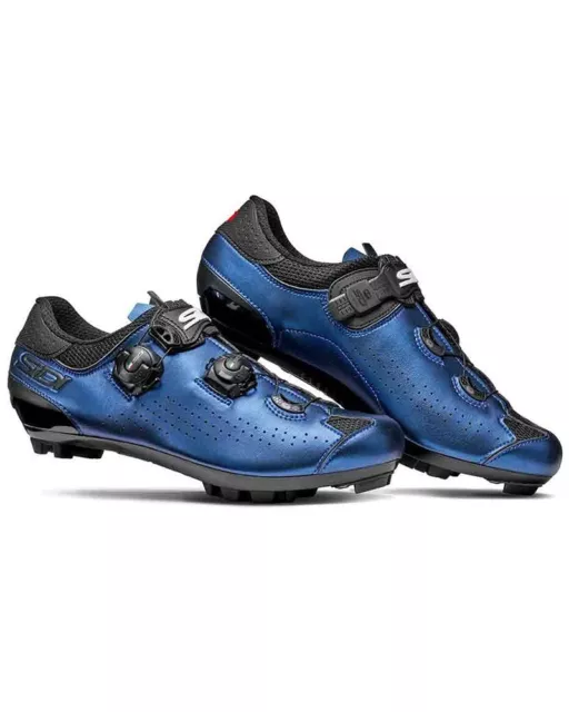 Sidi Eagle 10 Scarpe MTB, Blu Iridescente