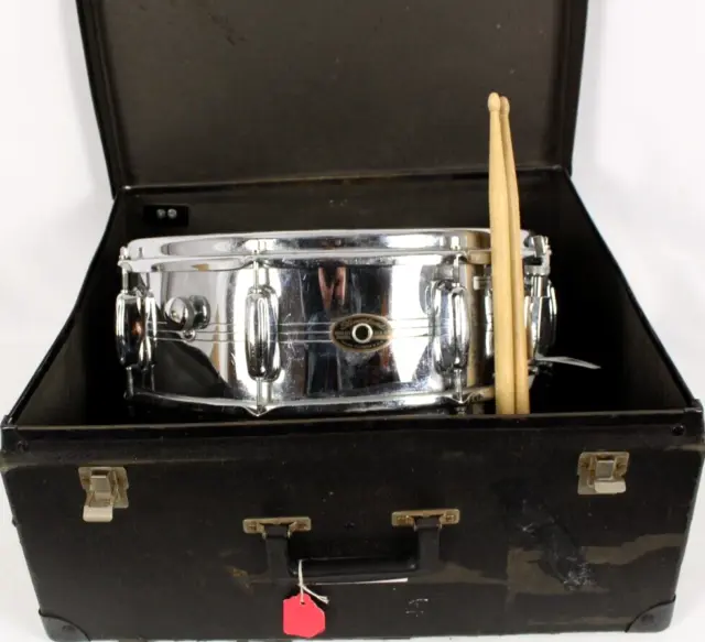 Slingerland Sound King Gene Krupa 8 Lug Chrome Snare Drum 5" x 14"