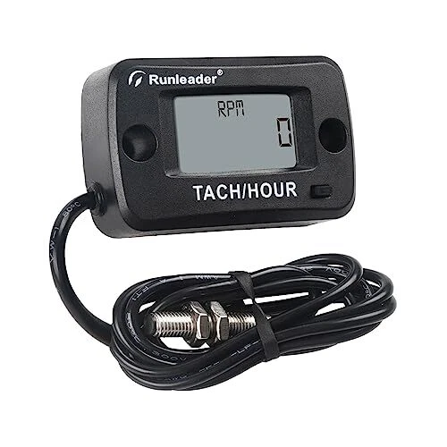 Tachymètre Numérique Runleader RL-HM026C - Compteur Heures, RPM, Rappel Maintenance | Étanche IP67