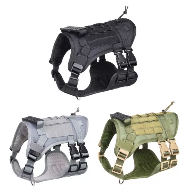 Tactical Dog Harness with Handle No-pull Large Military Dog Vest US Working Dog