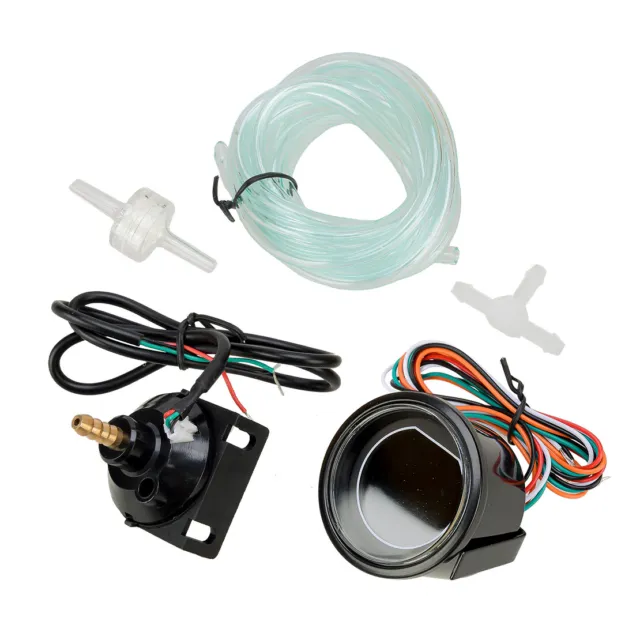 2" 52mm Digital LCD EVO PSI Turbo Boost Gauge Pressure Car Meter Sensor Kit