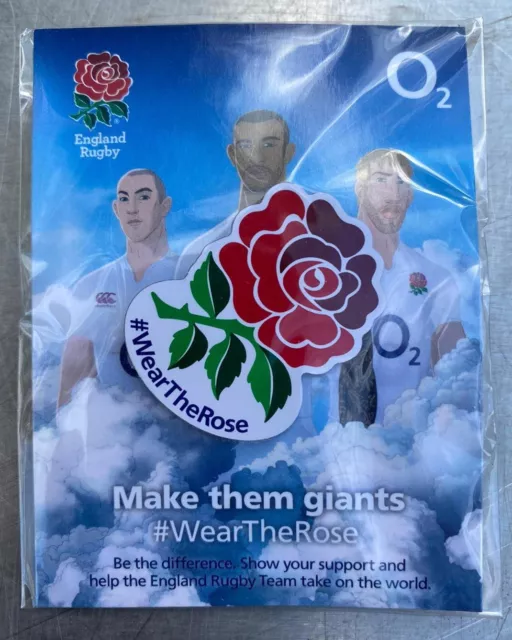 England Rugby #wear the rose Pin Badge