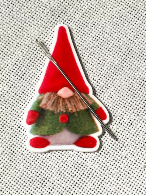 Red boy gnome needle minder Needle Keeper, Corner Cover fridge magnet